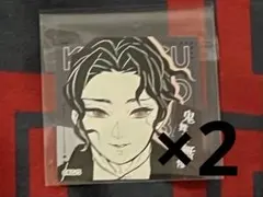 鬼滅の刃　鬼舞辻無惨　スクエアステッカーコレクションセット