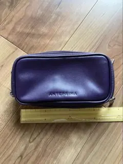 アンテプリマ メイクポーチ　パープル　化粧ポーチ