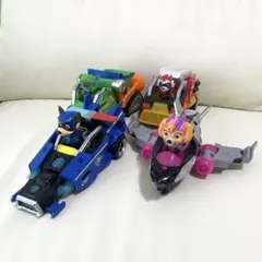 パウ・パトロール マイティビークル4点セット