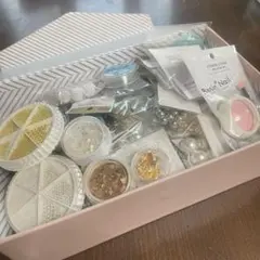 レジン用パーツとビーズセット