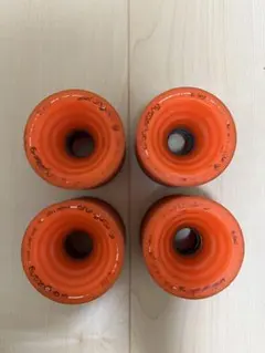オランガタン　オレンジ スケートボードウィール　75mm 75ミリ4個セット