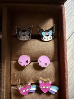 サンリオクロミピアス　6組セットのサムネイル