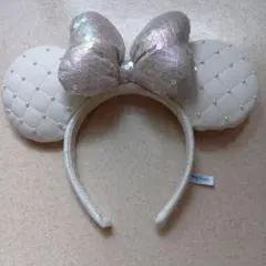 ミニーマウス　 カチューシャ ホワイト