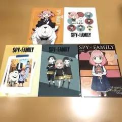 SPY×FAMILYクリアファイル5枚セット