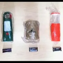 特別出品枠】★☆未使用★☆未開封☆ライト☆★LED☆3点セット（※電池つき☆☆）