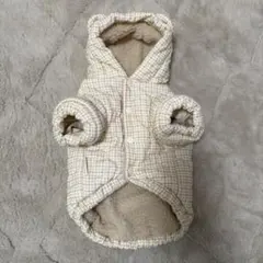 新品未使用 モンシェリ クマ耳ダウン ドッグウェア