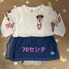 babydoll ミニーマウスロンパース 70