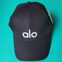 新品未使用 韓国 alo yoga キャップ メッシュバック 刺繍ロゴ ブラック 新品未使用 韓国 alo yoga キャップ メッシュバック 刺繍ロゴ ブラック