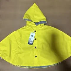 PETIT BATEAU フード付きベビーレインコート