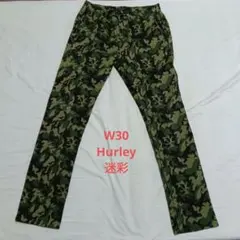Hurley 迷彩柄 ワークパンツ カーゴパンツ 30インチのサムネイル