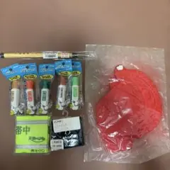未使用 小学生 学童用品 9点セット 紅白帽 筆 絵の具 リストバンド 他