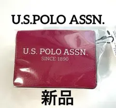 新品U.S.POLO ASSN. ミニ３つ折りUSPA-2591ピンクのサムネイル