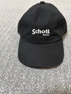 Schott N.Y.C. キャップ ブラックのサムネイル