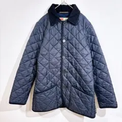 トラディショナルウェザーウェアー　キルティング　コート　襟付　コーデュロイ　中綿