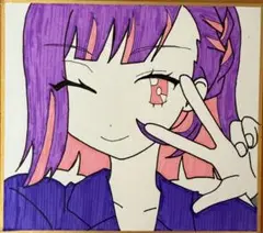 ずとまよ色紙イラスト