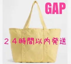 新品未開封★GAP ロゴトートバッグ★ハバナイエローのサムネイル