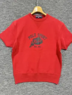 POLO SPORT ラルフローレン 半袖スウェット ロゴ 赤 90's Mのサムネイル