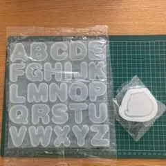 シリコンモールド アルファベット　猫シェイカーモールドセット