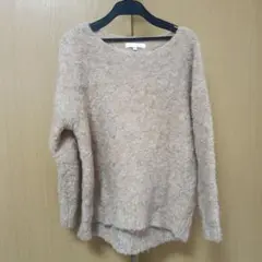 THE SHOP TK☆長袖ニット 茶　M☆匿名配送☆送料無料