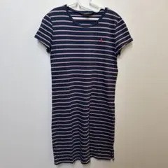 ラルフローレン ポロ ボーダー クルーネックTシャツワンピース