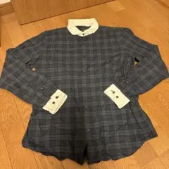 Burberry Black Label 長袖シャツ 3ダークグリーンチェック