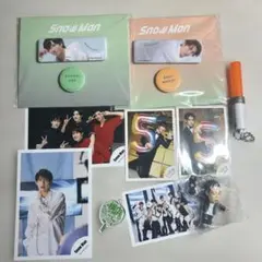 SnowMan 向井康二 阿部亮平 生寫真 家族俱樂部限定徽章 全新未使用