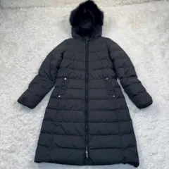 美品✨グリーンレーベルリラクシング ダウンコートAライン フォックスファー 40