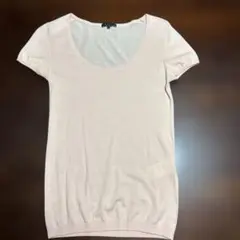 theory Sサイズ ピンク 半袖ニット