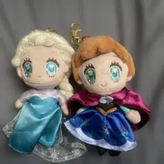 アナ雪 tiny ぬいぐるみキーホルダー・キーチェーン エルサ アナ