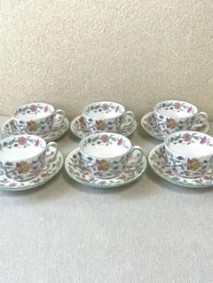 【美品】MINTON ミントン ハドンホール カップ＆ソーサー 6客セット