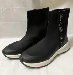 LANVIN en Bleu ソックスブーツ ブラック