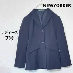 ニューヨーカー　ブラック　テーラードジャケット　レディース　7号 S相当のサムネイル