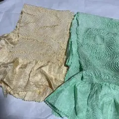 正絹　絞り　帯揚げ2点セット