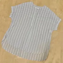 amherst ストライプ柄 半袖シャツ ブラウス　チュニック　ノースリーブのサムネイル