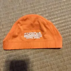 CENTRAL SPORTS 水泳帽 オレンジ　サイズLセントラル