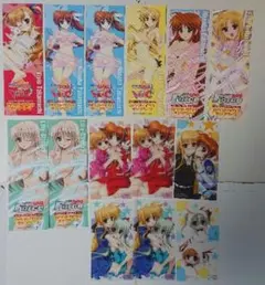 魔法少女奈葉 透明書籤 插畫卡 非賣品