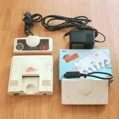 【ジャンク品】PCエンジン本体、コントローラー、マルチタップ　セット