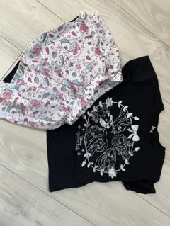 ディズニープリンセス Tシャツとスカートセット