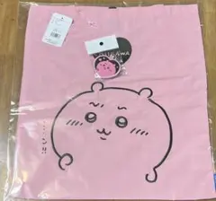 ちいかわ 刺繍トートバッグ ちいかわハート ピンク