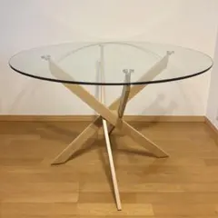 ガラステーブル ダイニングテーブル