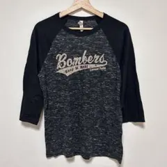 ラグランTシャツ 7分袖 【M】 グレー アメカジ 海外古着