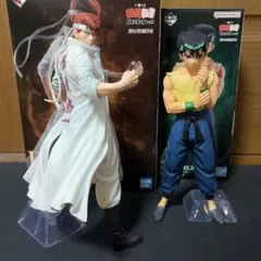 幽遊白書 一番くじ　浦飯幽助、桑原和真　フィギュアA賞 B賞MASTERLISEのサムネイル