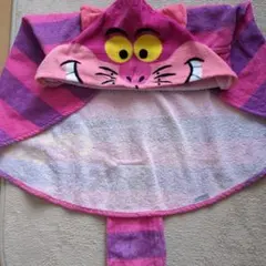 ディズニーランド チェシャ猫 フード付きタオル