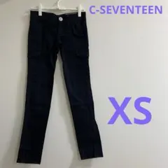 カーゴパンツ C17 ブラック 黒 スキニー C-SEVENTEEN