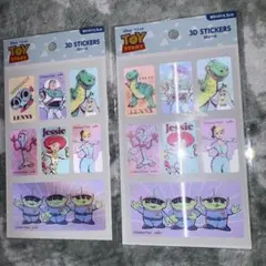 ディズニー・ピクサー トイ・ストーリー 3Dステッカーセット 正規品 2枚