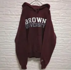 ブラウン大学 アイビーリーグBROWN 男女兼用 ロゴ入りパーカー