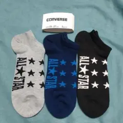 CONVERSE ソックス 3足セット 25〜27cm