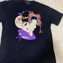 舞妓さんＴシャツ黒ブラック
