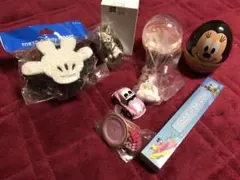 ディズニー　グッズ　カプセルトイ　スポンジ　歯ブラシ　ふりかけ容器(イースター)