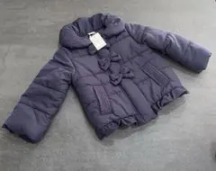 ピューピルハウス　中綿ブルゾン　ネイビー コート 100cm